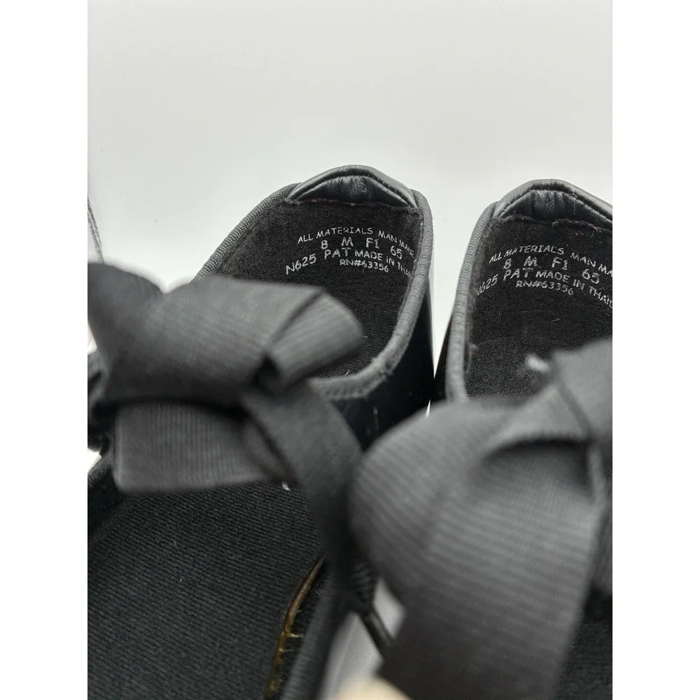 CAPEZIO  ~ JR. Tyette Tap Shoe ~ Adult ~ Size 8 M ~ Black Patent